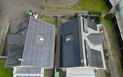 17.28 kWp mehr – Anlage auf einem Einfamilienhaus mit einem Ziegeldach in Neftenbach
