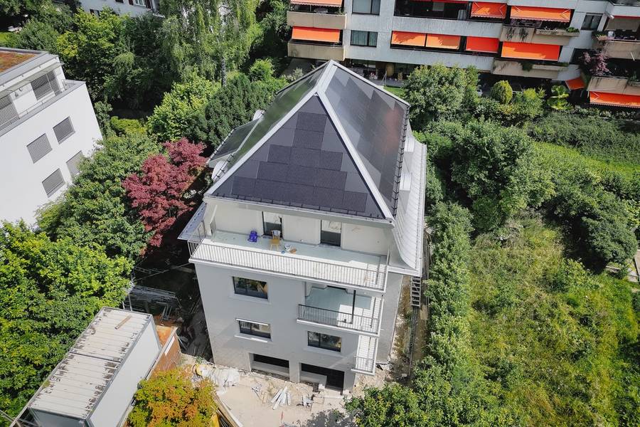14,11 kWp mehr – Indachanlage auf einem Einfamilienhaus in Zürich